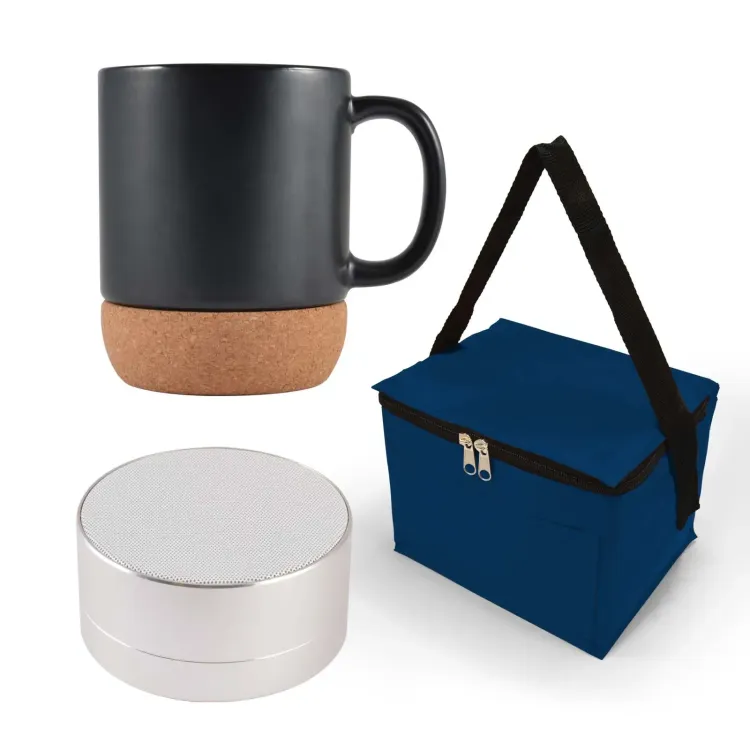 Espresso Coffee Cup and Speaker Pack - Navy Blue