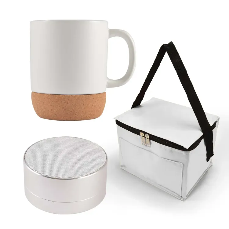 Espresso Coffee Cup and Speaker Pack - Silver