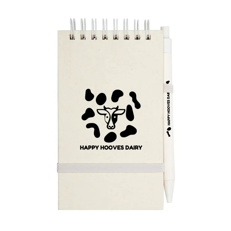 Milko Notepad With Pen - Pad Print