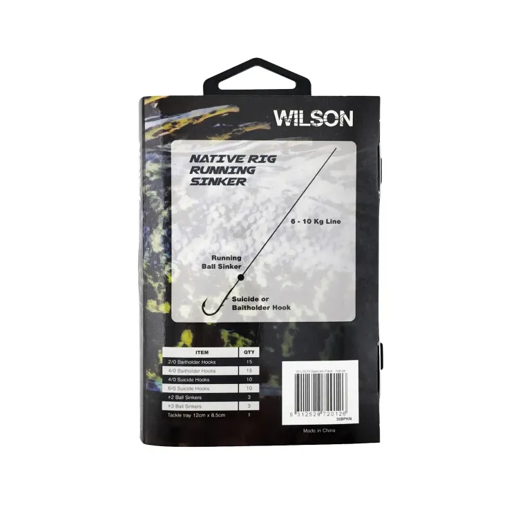 Wilson Fishing Tackle Kit - Back