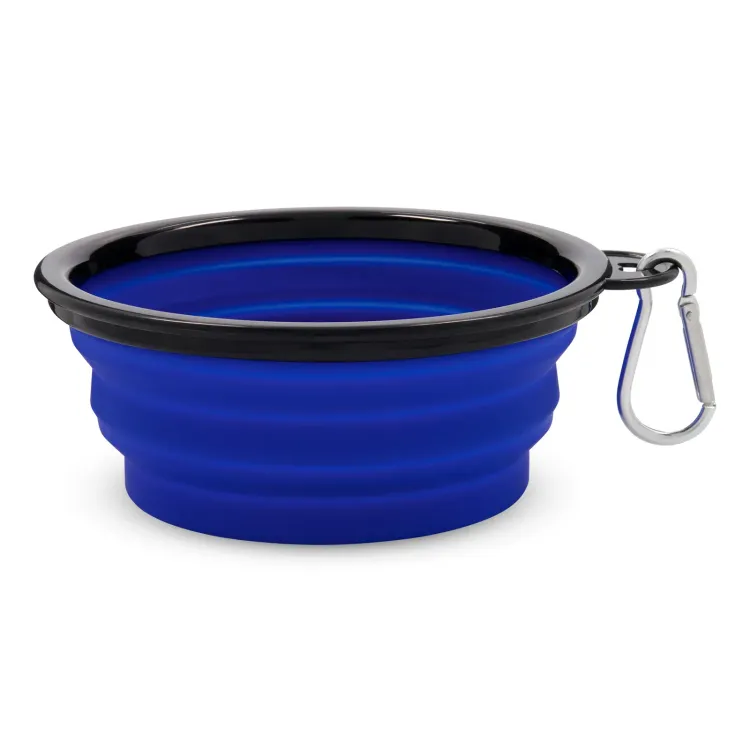The Happy Pup Pack - Blue Travel Bowl