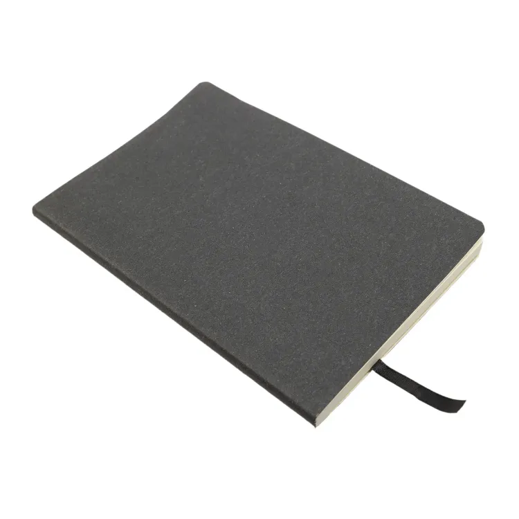 Astro Soft Cover Recycled Leather Notebook - Dark Grey 2