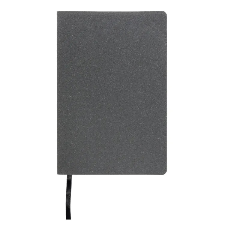 Astro Soft Cover Recycled Leather Notebook - Dark Grey
