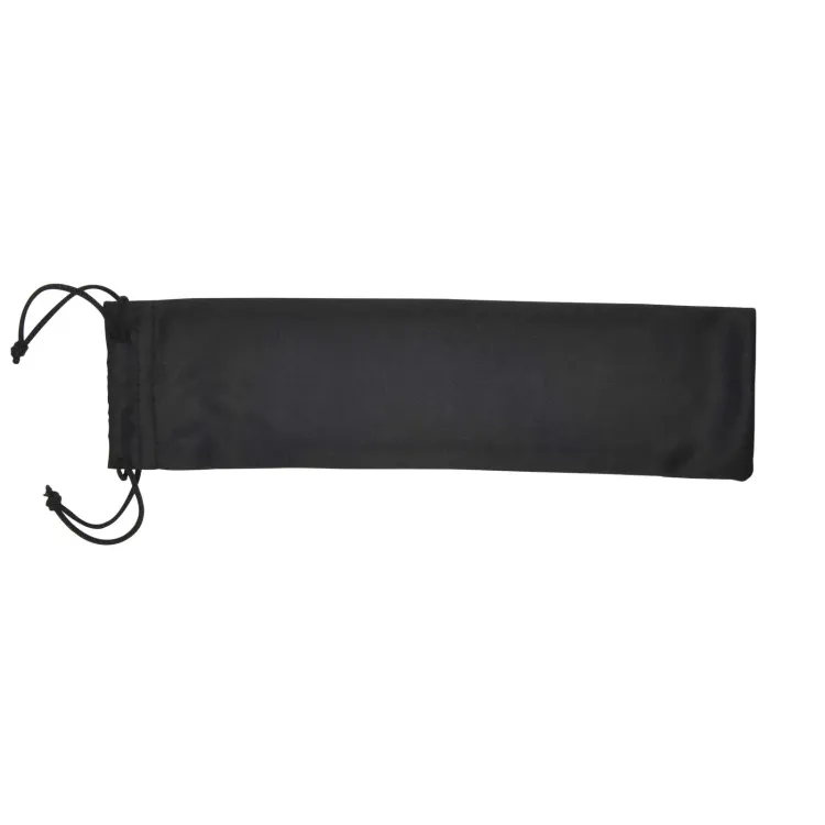 Microfibre Drawstring Pouch - Black