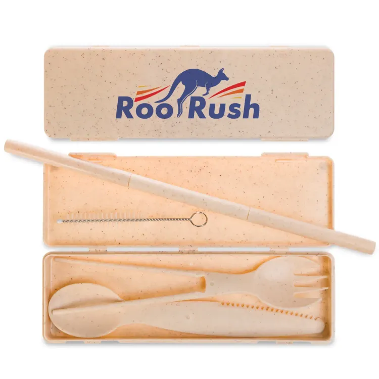 Ramen Cutlery Set - Front and Contents