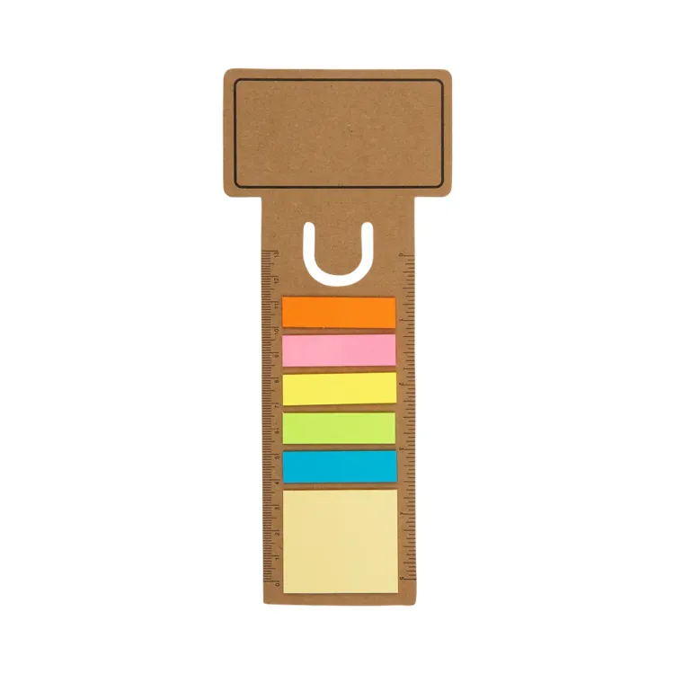 Business Card Bookmark / Noteflag Ruler - Natural