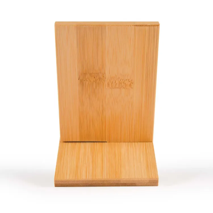 Apollo Bamboo Phone Stand - Back