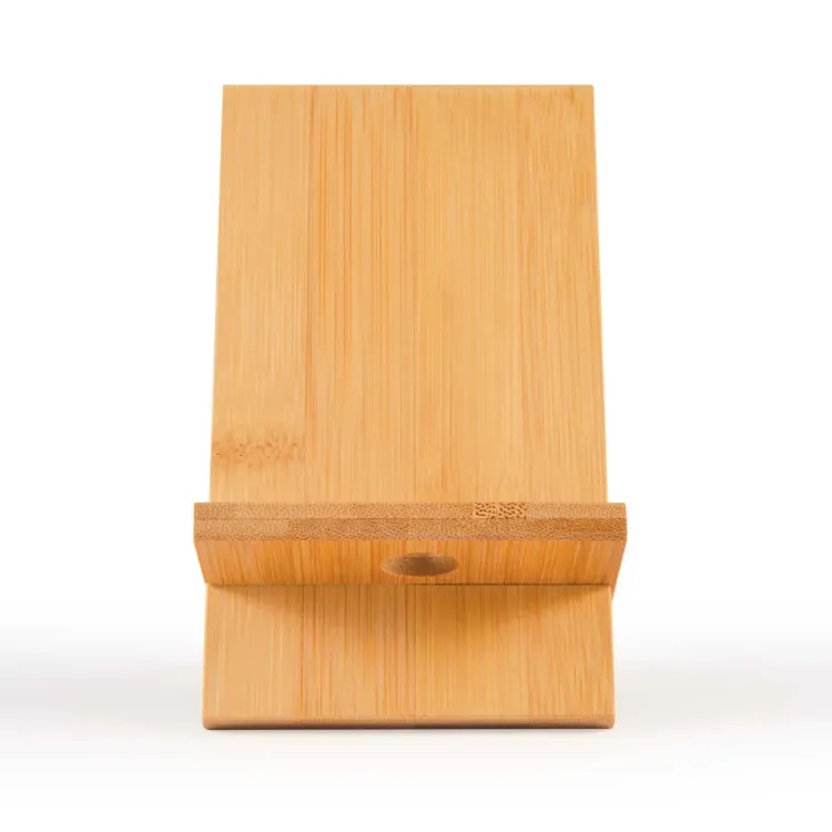 Apollo Bamboo Phone Stand - Front