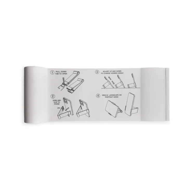 Grip Clip Phone Stand - White Back