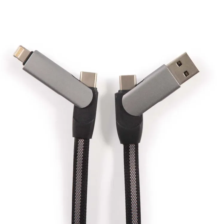 Volt Combo Cable - Grey/Black