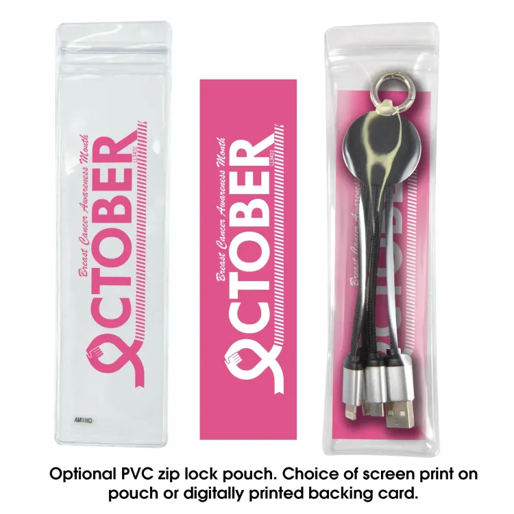 Kinetic Round Glow Cable - Optional PVC Pouch