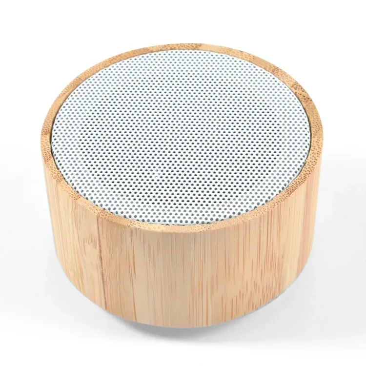 Freedom Bamboo Bluetooth Speaker  - Blank Angle