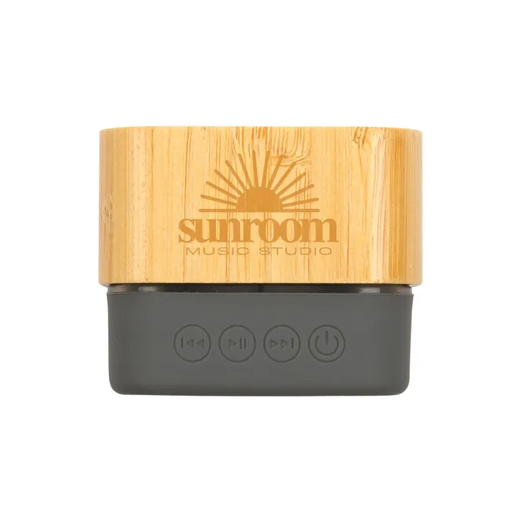Gig Bamboo Bluetooth Speaker - Laser Engrave on Side