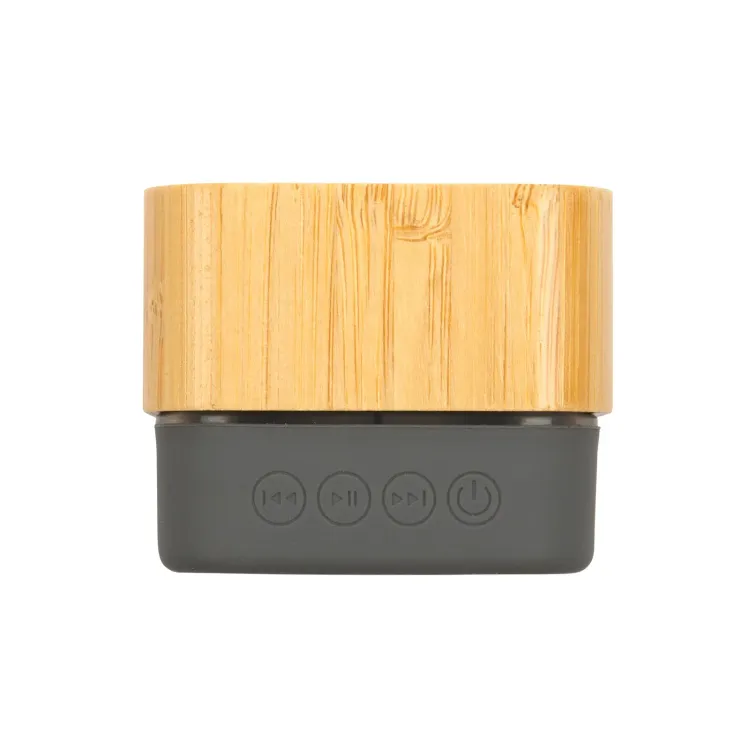Gig Bamboo Bluetooth Speaker - Side