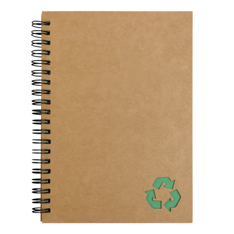 Stone Paper Notebook - Natural/Green