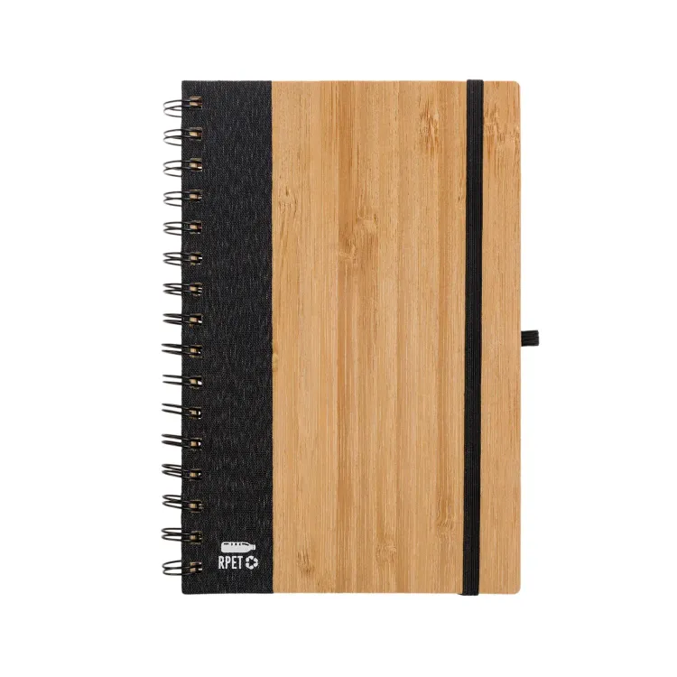 Pacifica Spiral A5 Notebook - Black