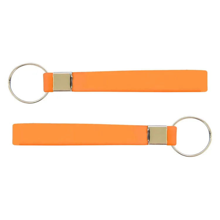 Silicone Strap Keytag - Custom Colour Orange