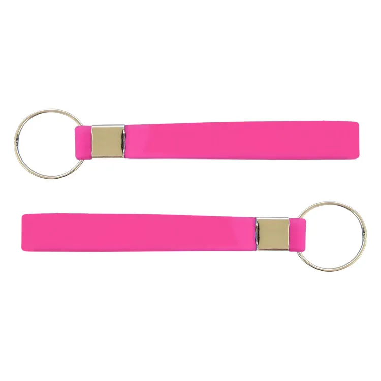 Silicone Strap Keytag - Custom Colour Pink