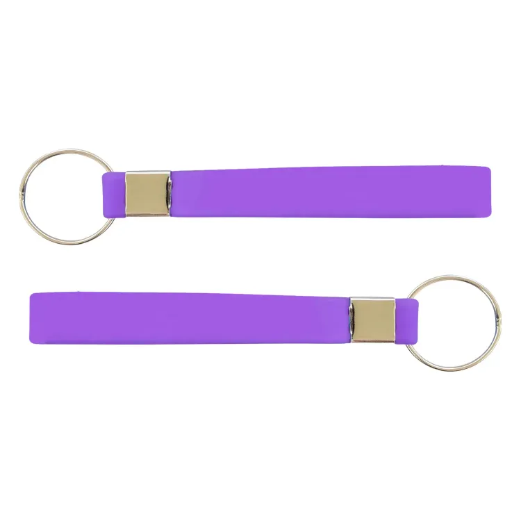 Silicone Strap Keytag - Custom Colour Purple