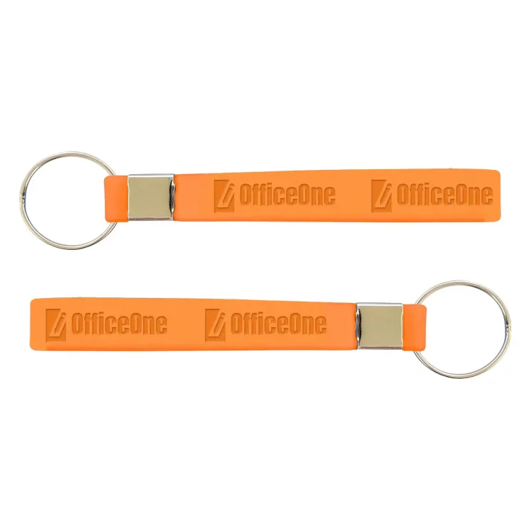 Silicone Strap Keytag - Debossed 2