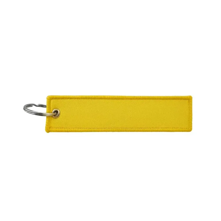 Woven Keytag - Yellow