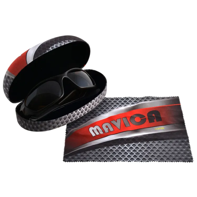 Hard Sunglasses Case with Lens Cloth - Hard Sunglasses Case with Lens Cloth