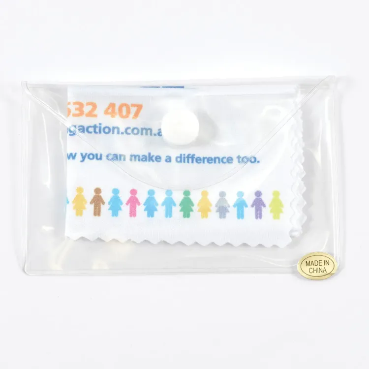 Zig Zag Economy Microfibre Lens Cloth - Lens Cloth in Pouch