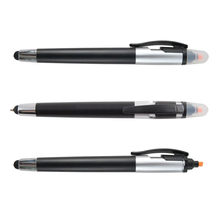 Trident Pen / Stylus Highlighter - Orange