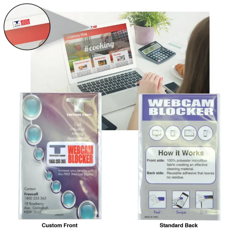 Microfibre Webcam Blocker - Microfibre Webcam Blocker