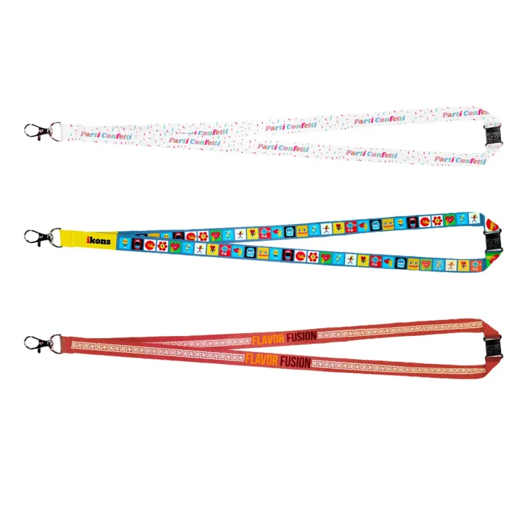 Azure Sublimated Lanyard - 15mm