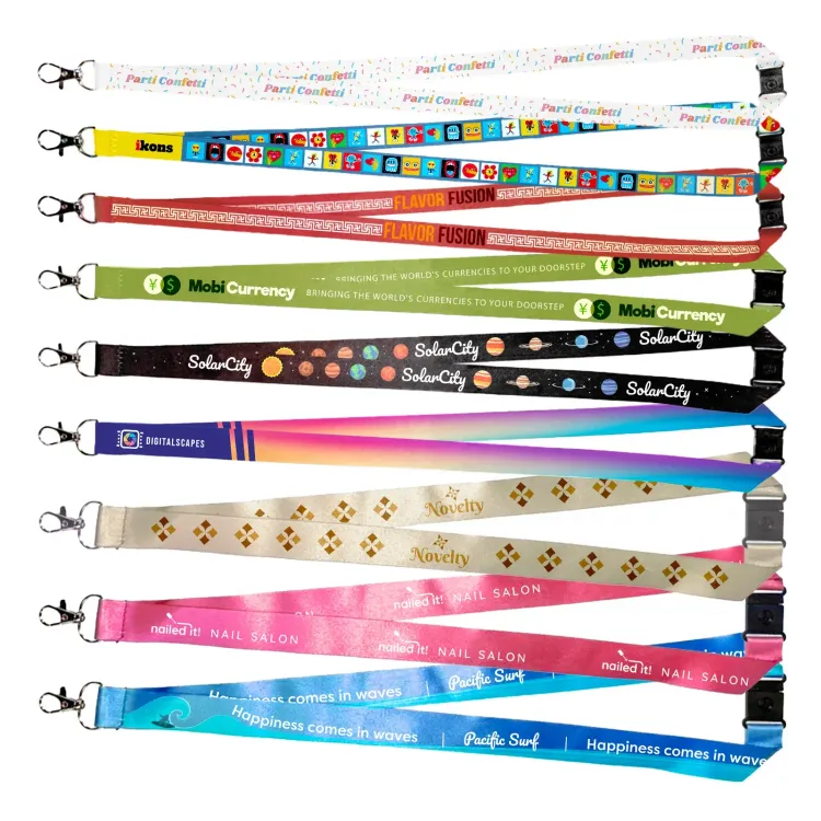 Azure Sublimated Lanyard - Azure Sublimated Lanyard