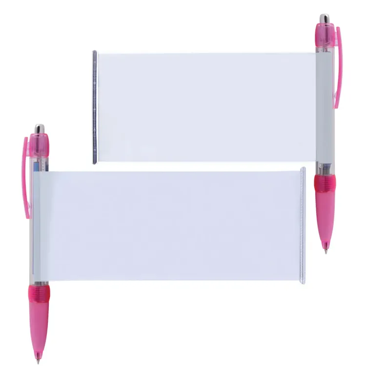 Banner Pen - Transparent Pink