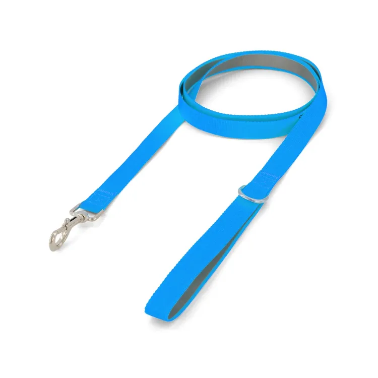 Printed Dog Lead - Light Blue