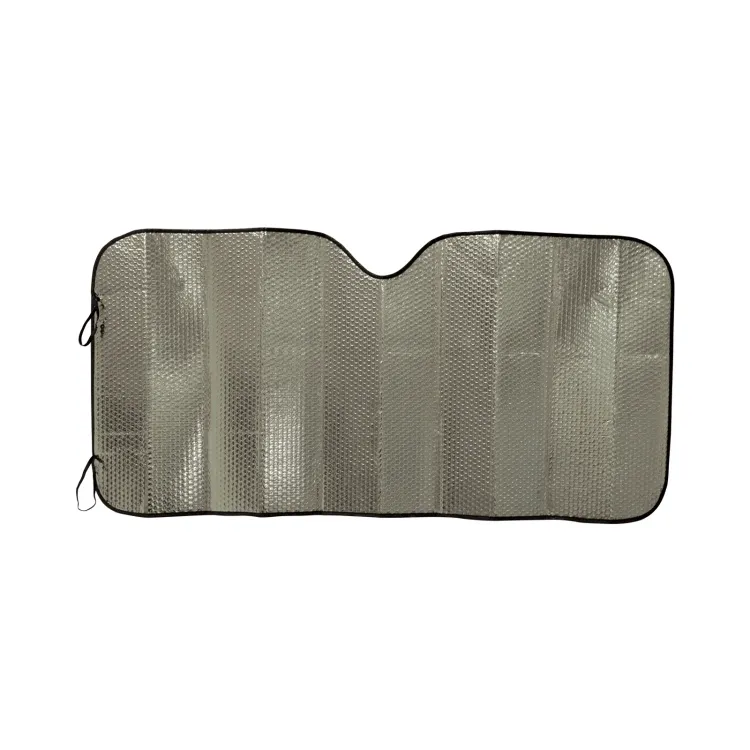 Concertina Metallic Car Sun Shade - Silver