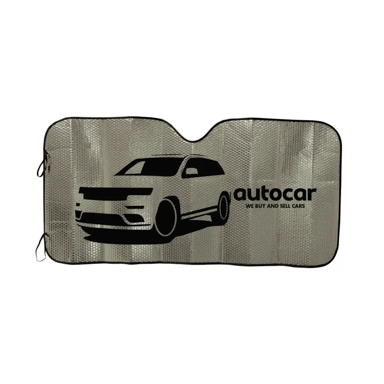 Concertina Metallic Car Sun Shade - Concertina Metallic Car Sun Shade