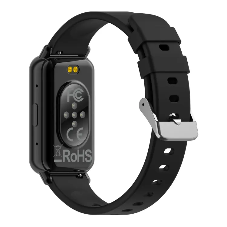 Slim Smart Watch - Back Black/Black