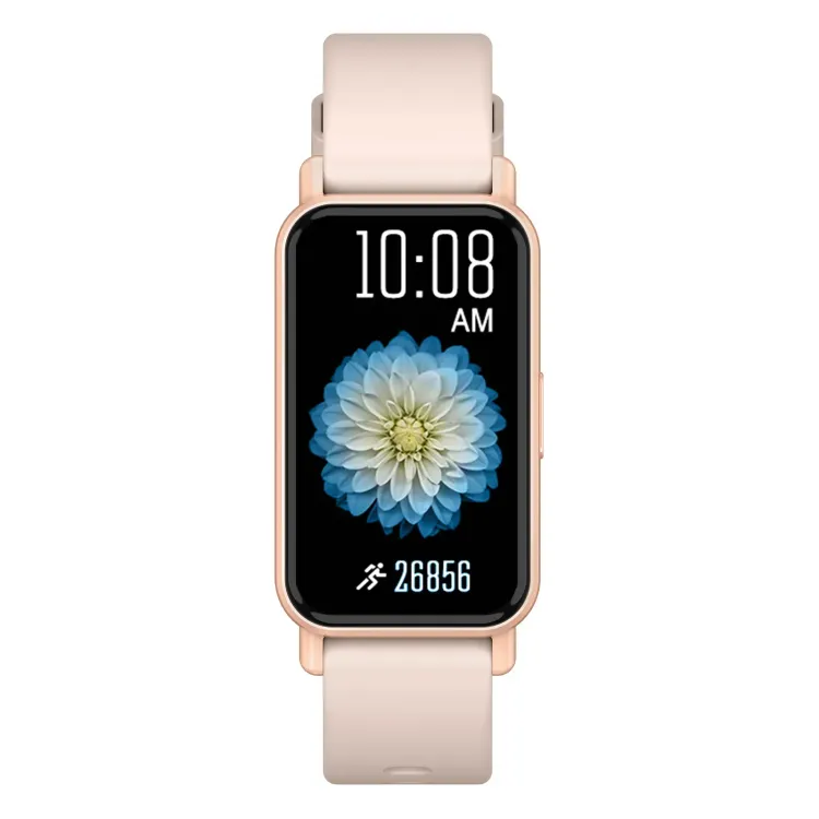 Slim Smart Watch - Front Gold/Cream