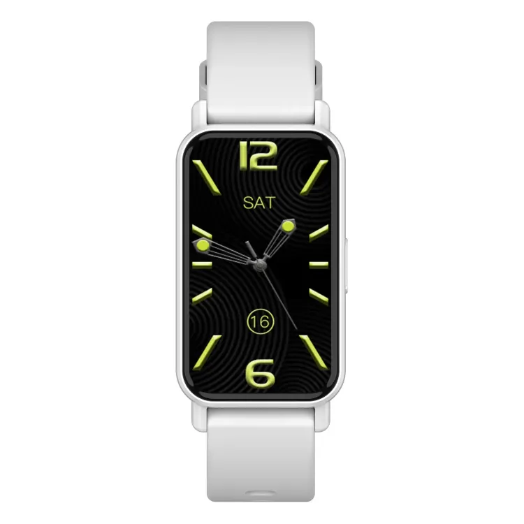 Slim Smart Watch - Front Silver/Grey