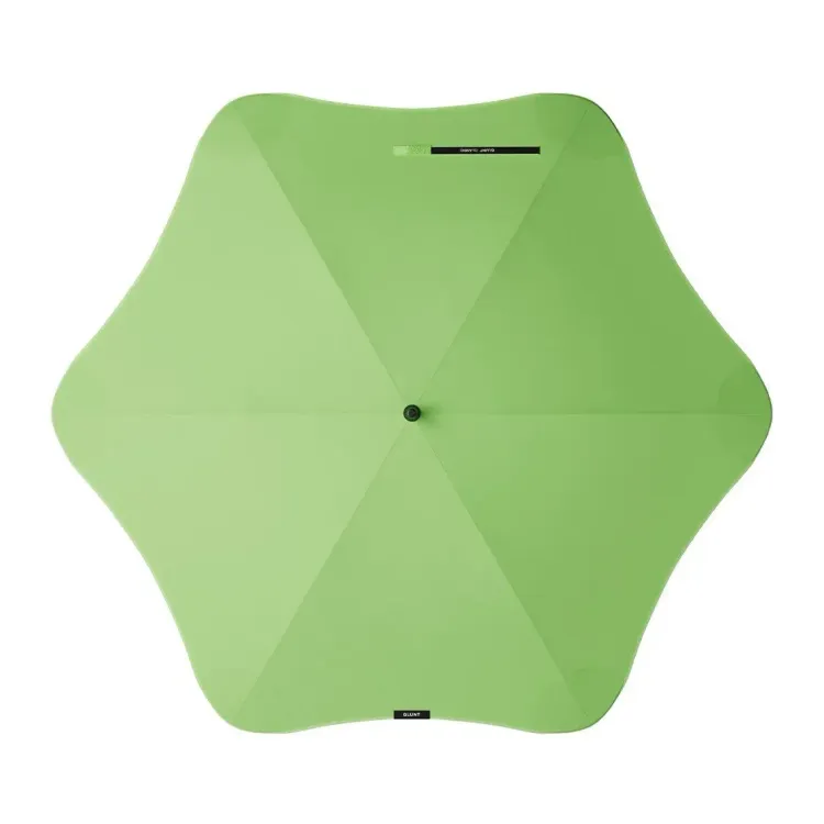 Top view of BLUNT Classic umbrella in meadow green colour
