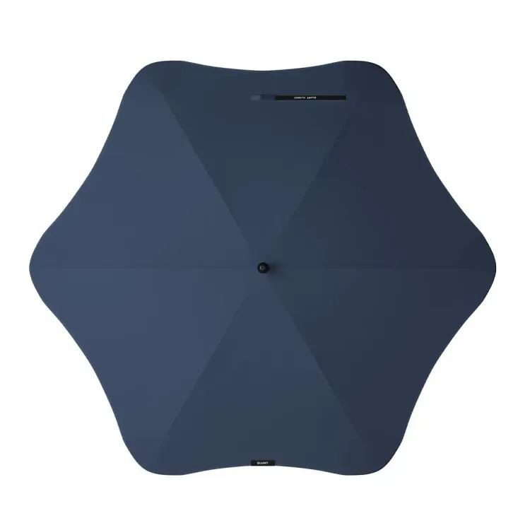 Top view of BLUNT Classic umbrella in midnight navy colour