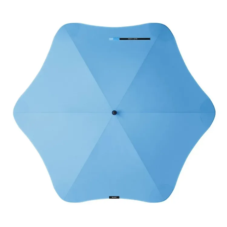Top view of BLUNT Classic umbrella in sky blue colour