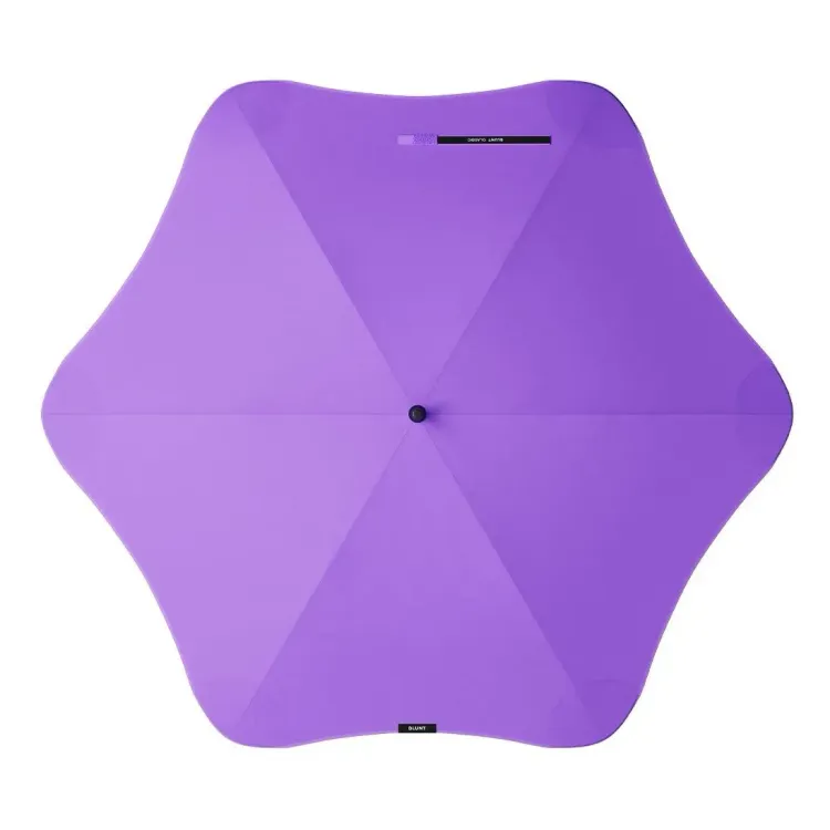 Top view of BLUNT Classic umbrella in violet purple colour