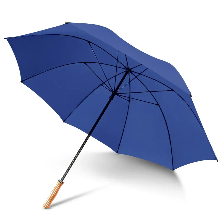 Pro Umbrella in royal, open showing inner frame and ribs