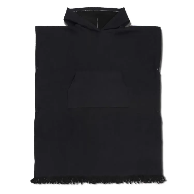Aruba Hooded Towel — Black
