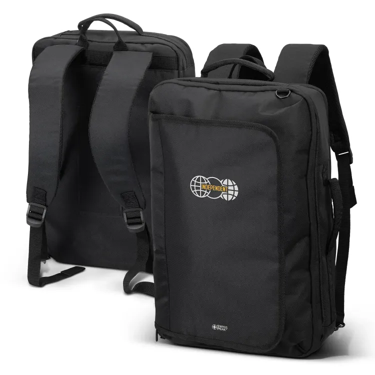 Swiss Peak Convertible Travel Backpack — Branding
