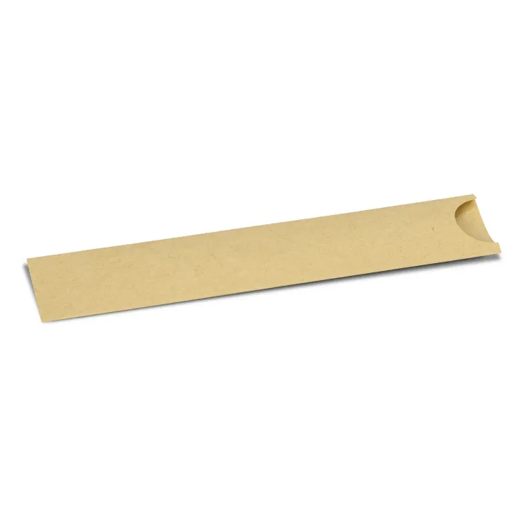 Moso Bamboo Pen — Kraft Paper Pen Sleeve