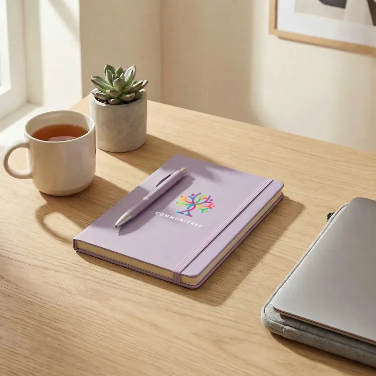 Omega Fashion Notebook and Pen Gift Set — Feature