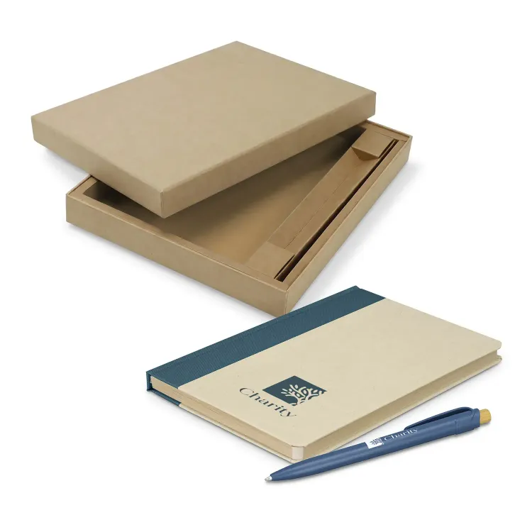 Paulo Notebook and Pen Gift Set — Branding