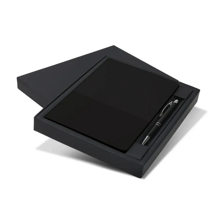Harvard Notebook and Pen Gift Set — Black
