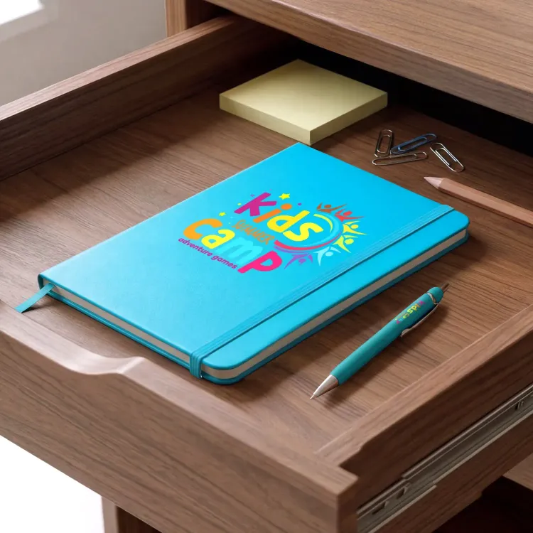Omega Notebook and Pen Gift Set — Feature